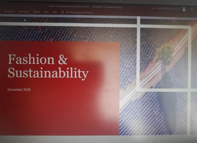 'Fast Fashion and Sustainability’