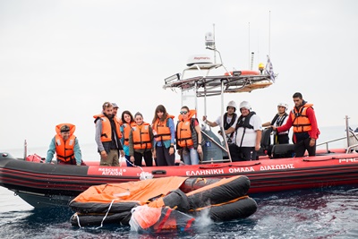 Άσκηση της Ελληνικής Ομάδας Διάσωσης σε συνεργασία με την ΑΓΣ