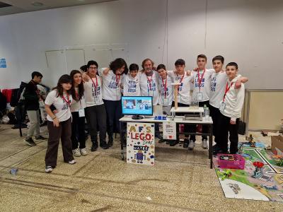 Συμμετοχή ομάδας του club ρομποτικής στον διαγωνισμό ρομποτικής First Lego League