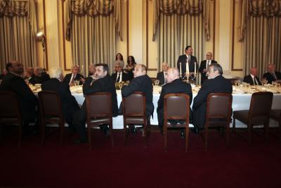 Ο Πρόεδρος της Σχολής Δρ. Πάνος Κανέλλης Eπίσημος Προσκεκλημένος στο Δείπνο Προς Τιμή του Προέδρου των ΗΠΑ Μπάρακ Ομπάμα στην Αθήνα